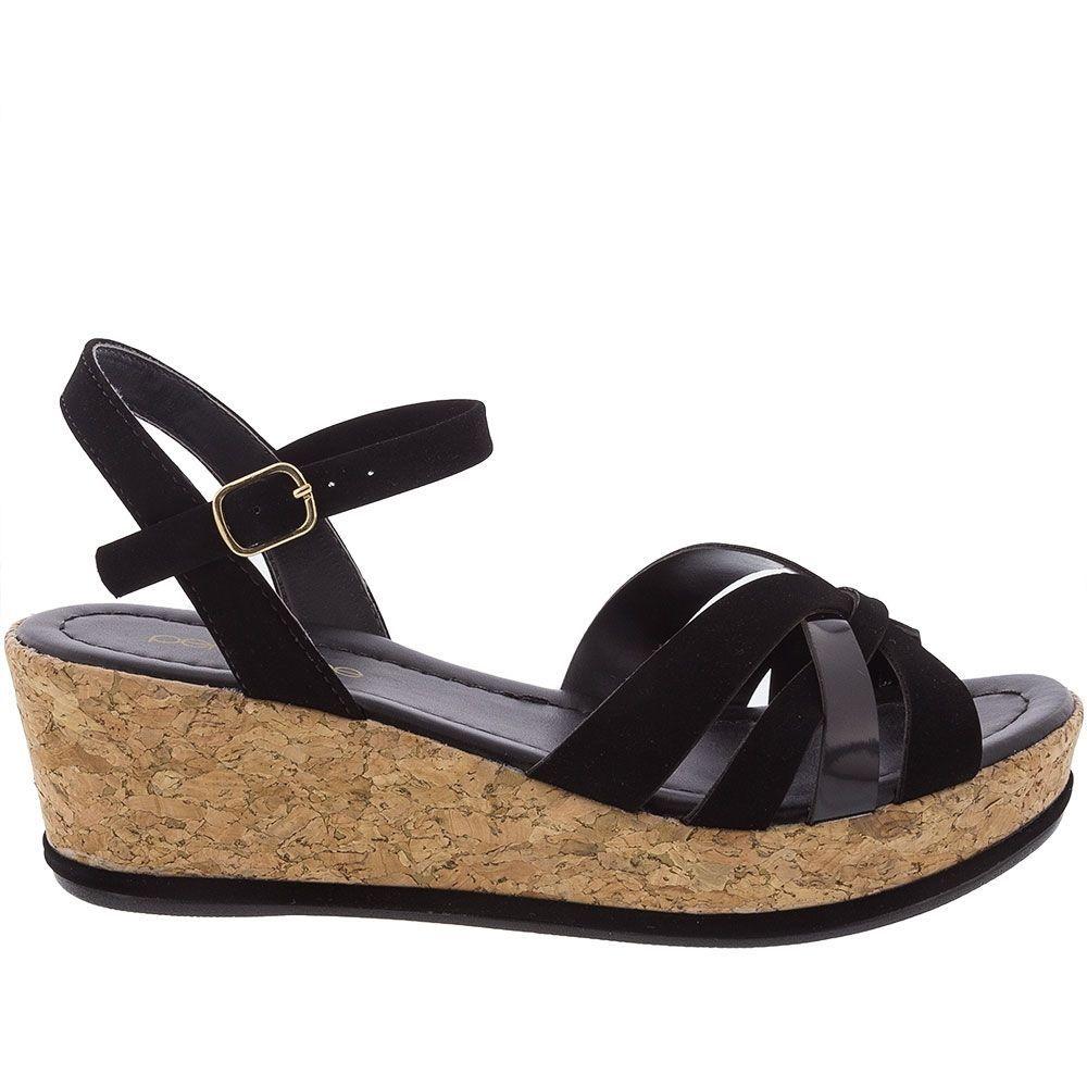 Sandália Penélope Plataforma Tiras Metalizado Off White Off-White - Studio Z