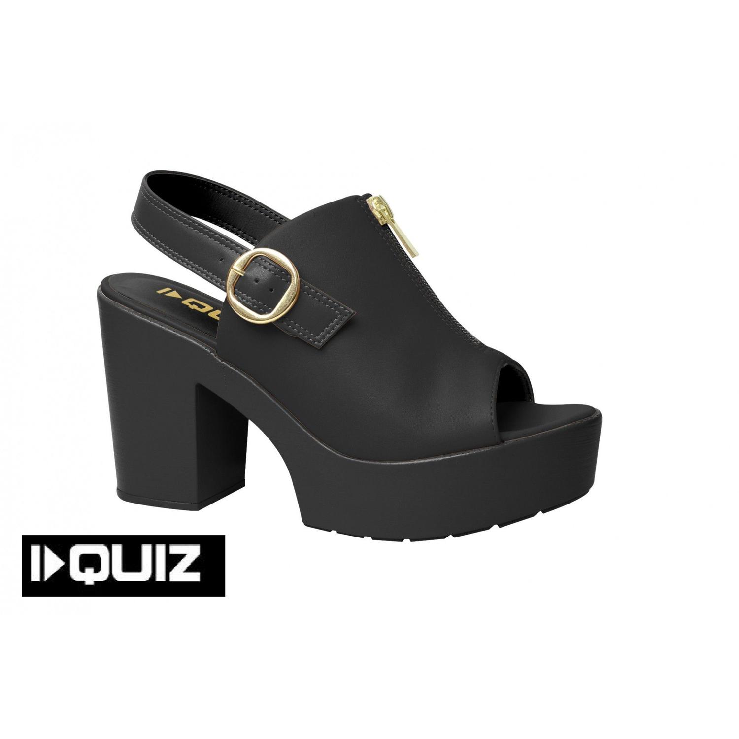 sandália feminina tratorada block salto grosso