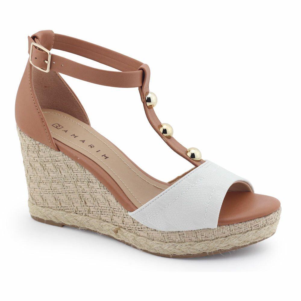 Sandália Ramarim Feminina 20-46203 Anabela Fechada Calcanhar - Sandália  Feminina - Magazine Luiza