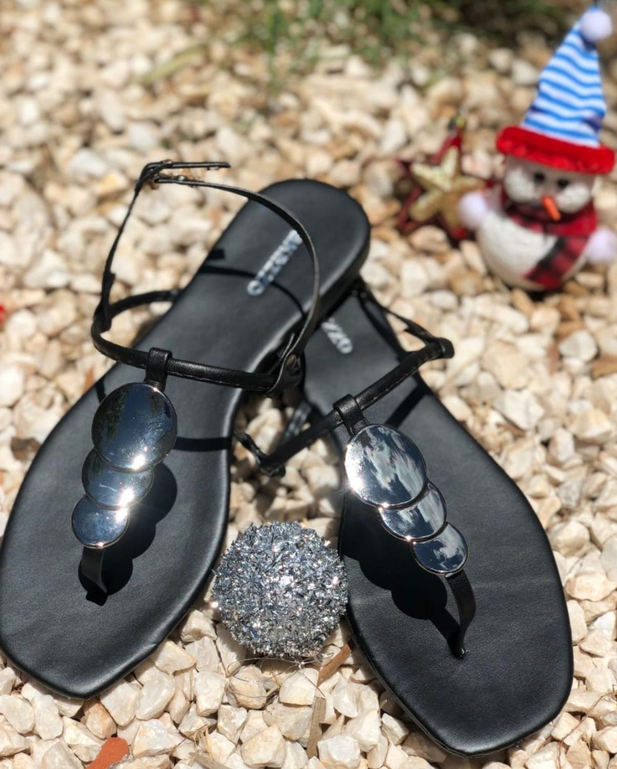 Sandália Rasteira Feminina Akazzo - Rasteirinha Feminina - Magazine Luiza