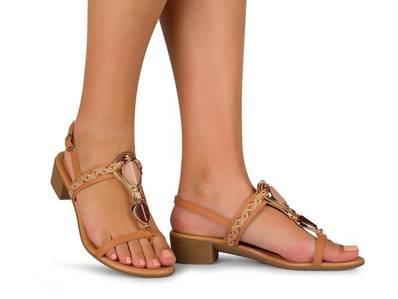 Sandália Rasteira Feminina Salto Baixo Quadrado Mississipi Q0882 -  Rasteirinha Feminina - Magazine Luiza