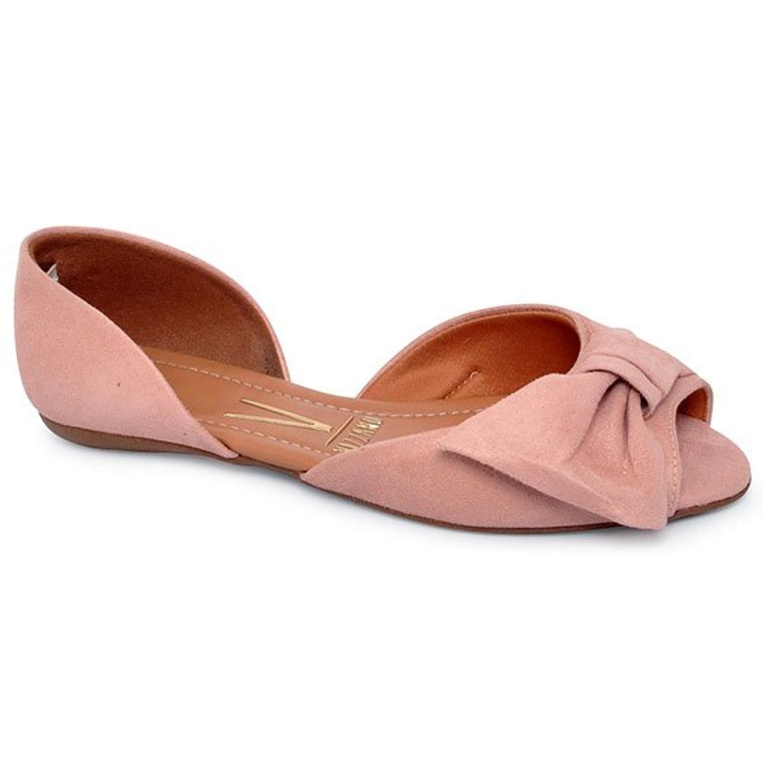 sandalia vizzano rasteira rosa