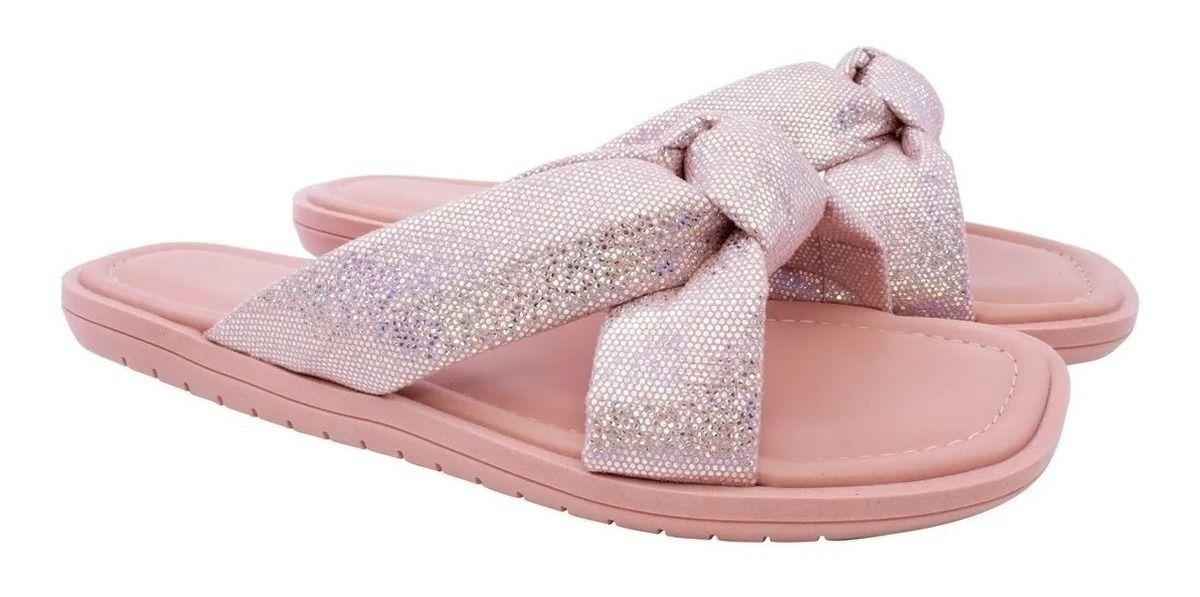 Sandália Feminina Rasteira Tiras Vizzano | Marisa