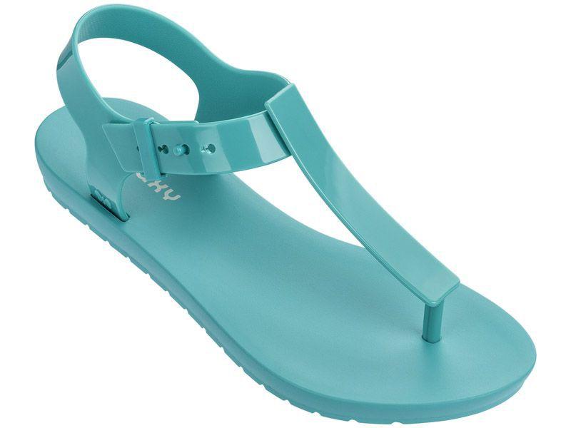 Sandália Rasteira Zaxy Colorful - Azul Turquesa - Rasteirinha Feminina -  Magazine Luiza