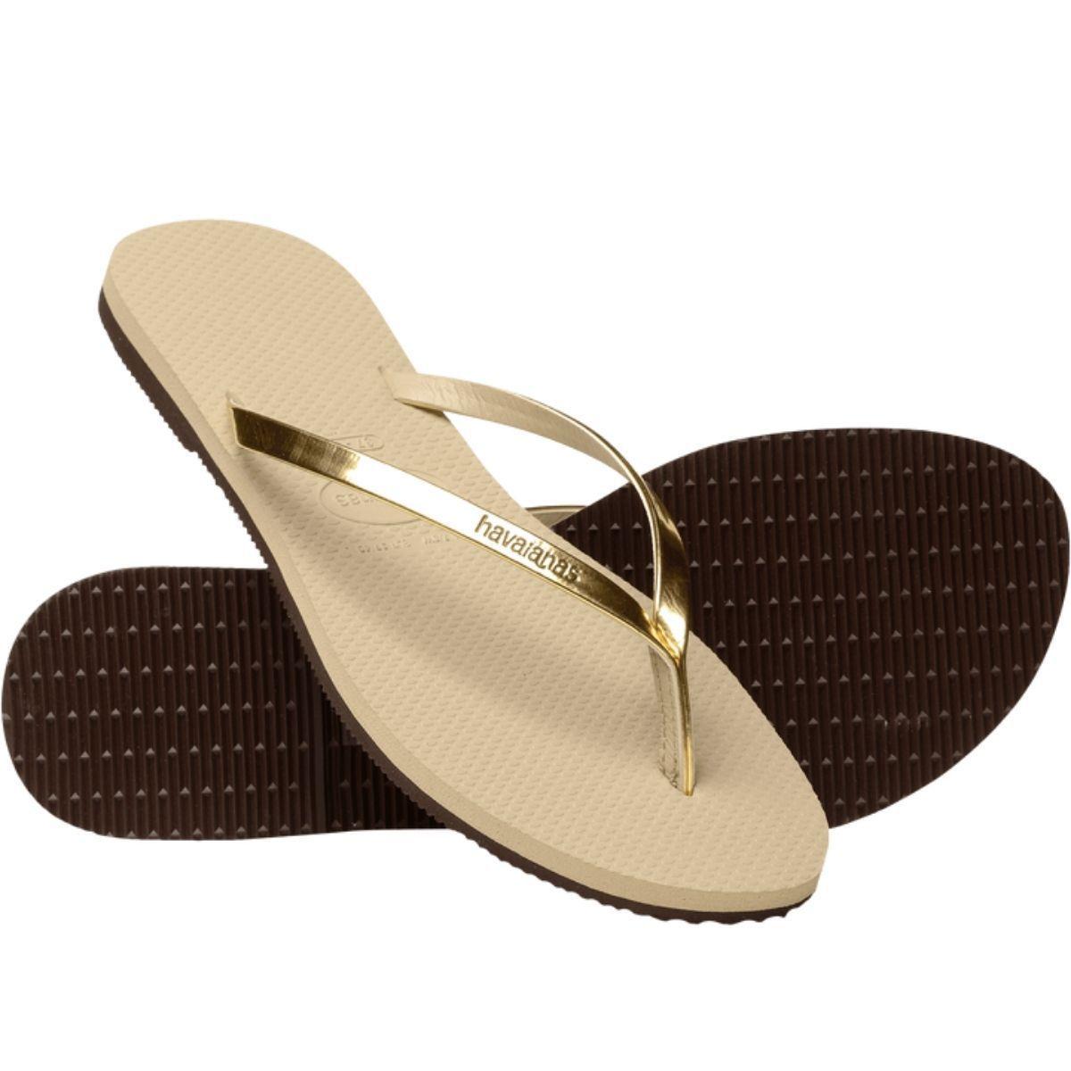 havaianas metallic