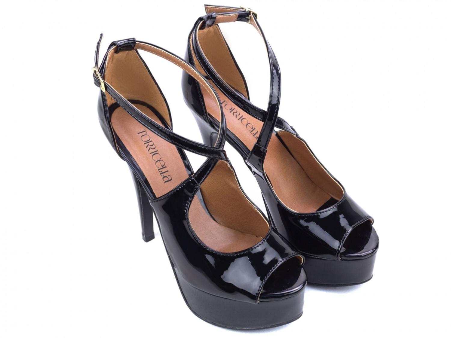 sandalia salto alto festa