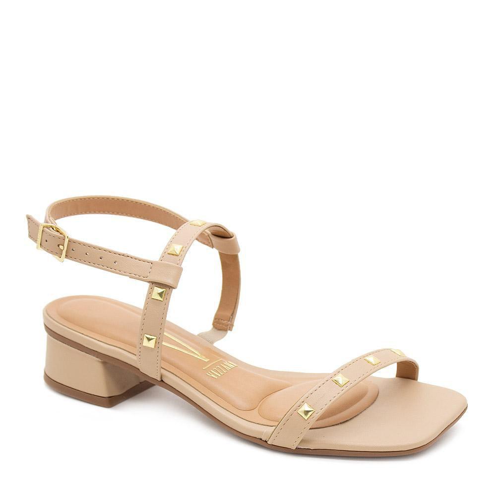 Sandália Salto Baixo Vizzano 6454.103 Bege - Sandália Feminina - Magazine  Luiza