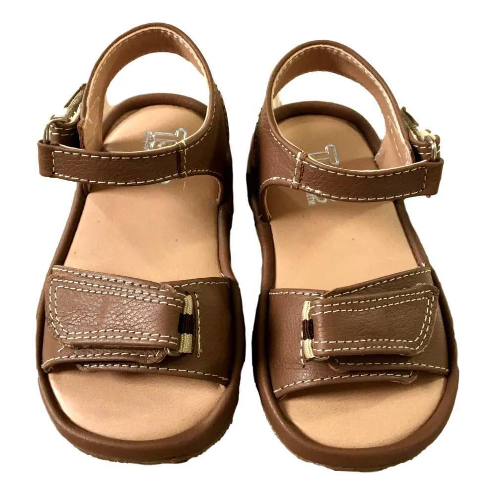 Sandália Toke Masculina Marinho em Couro - Espaço Criança