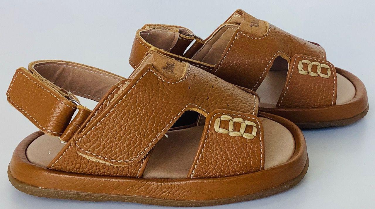 Sandália toke couro balila marrom 494tk2488 - Sandália Infantil - Magazine  Luiza