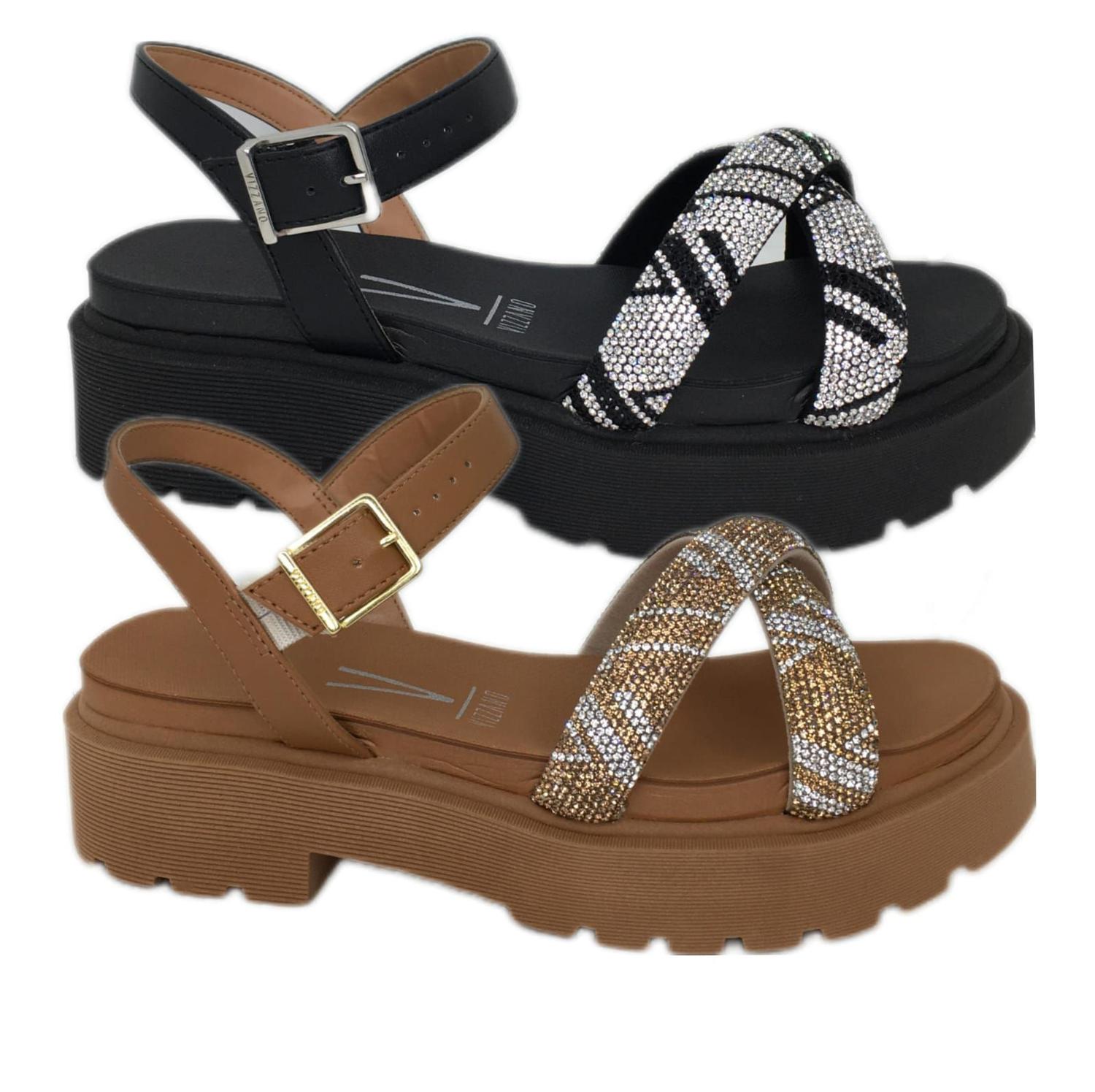 Tenis Vizzano Sandalia Tratorada Verao 2019 Sandália Feminina