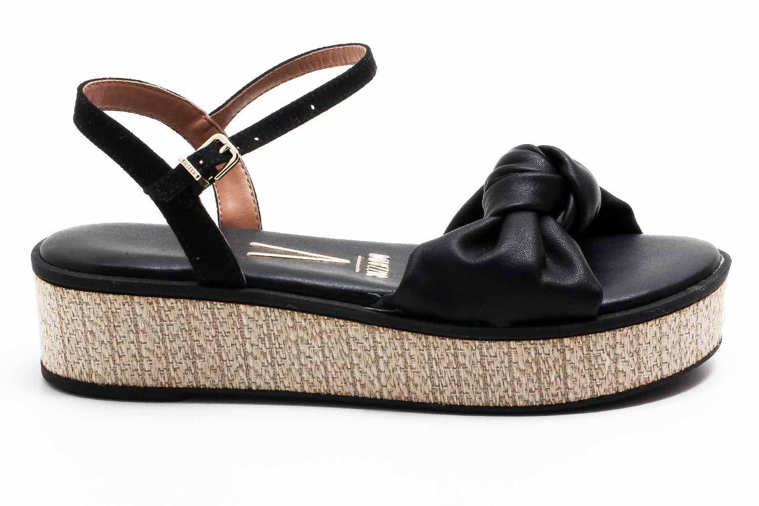 sandália vizzano nó preta