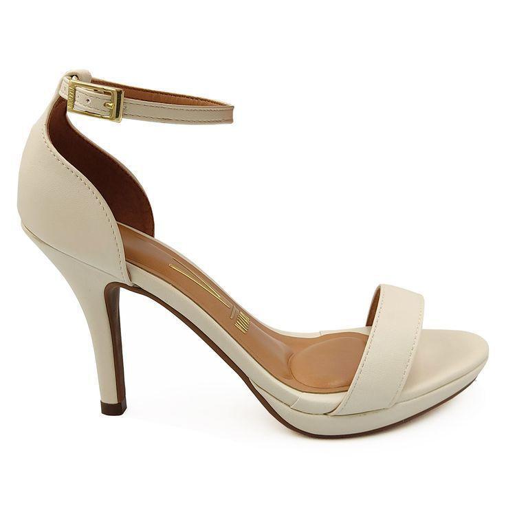 Sandalia Vizzano Napa Branco Off Salto Alto Gisele 6210.655 - Outros Moda e  Acessórios - Magazine Luiza
