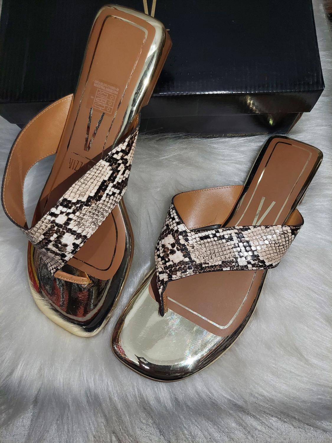 Sandália Feminina Textura Cobra Vizzano 6249152 | Marisa