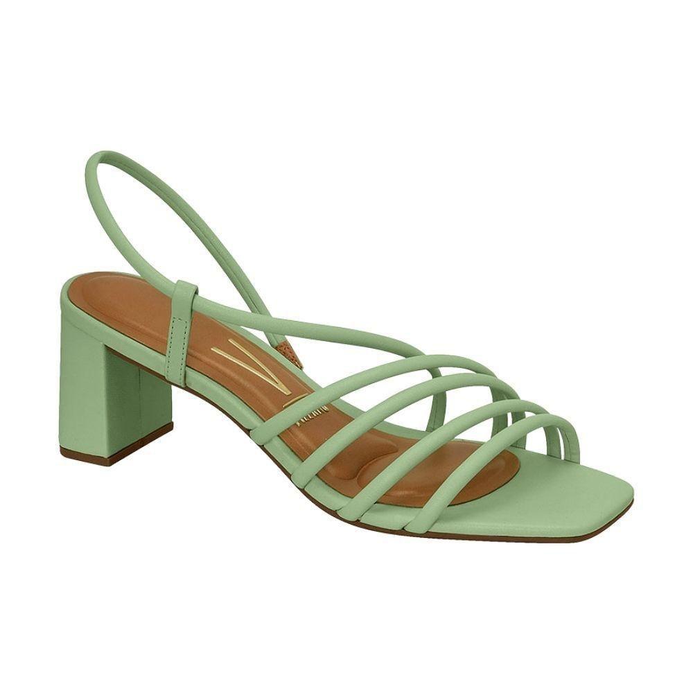 Sandália salto bloco verde bandeira feminina via uno 482063stavv - R$  135.00, cor Verde (vizzano, salto baixo, para festa, salto quadrado,  confortável) #154316, compre agora | Shafa