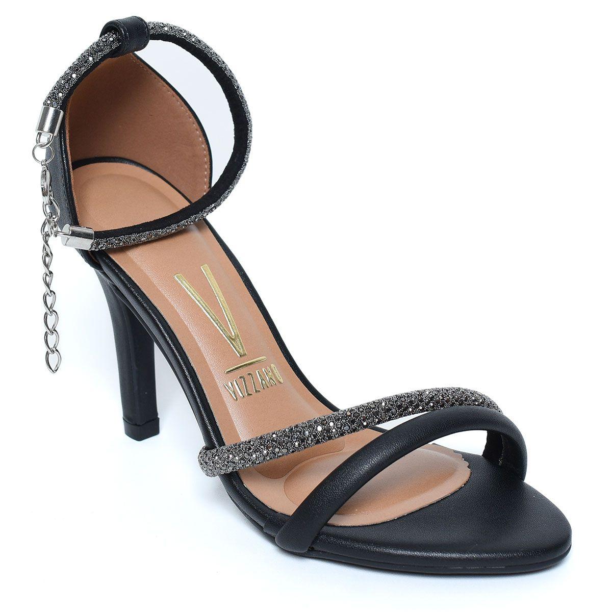 Salto Fino Sandalias Fechadas Femininas Feminina Vizzano Bege