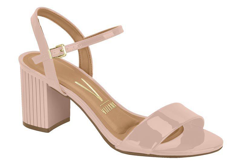 sandalia vizzano verniz rosa