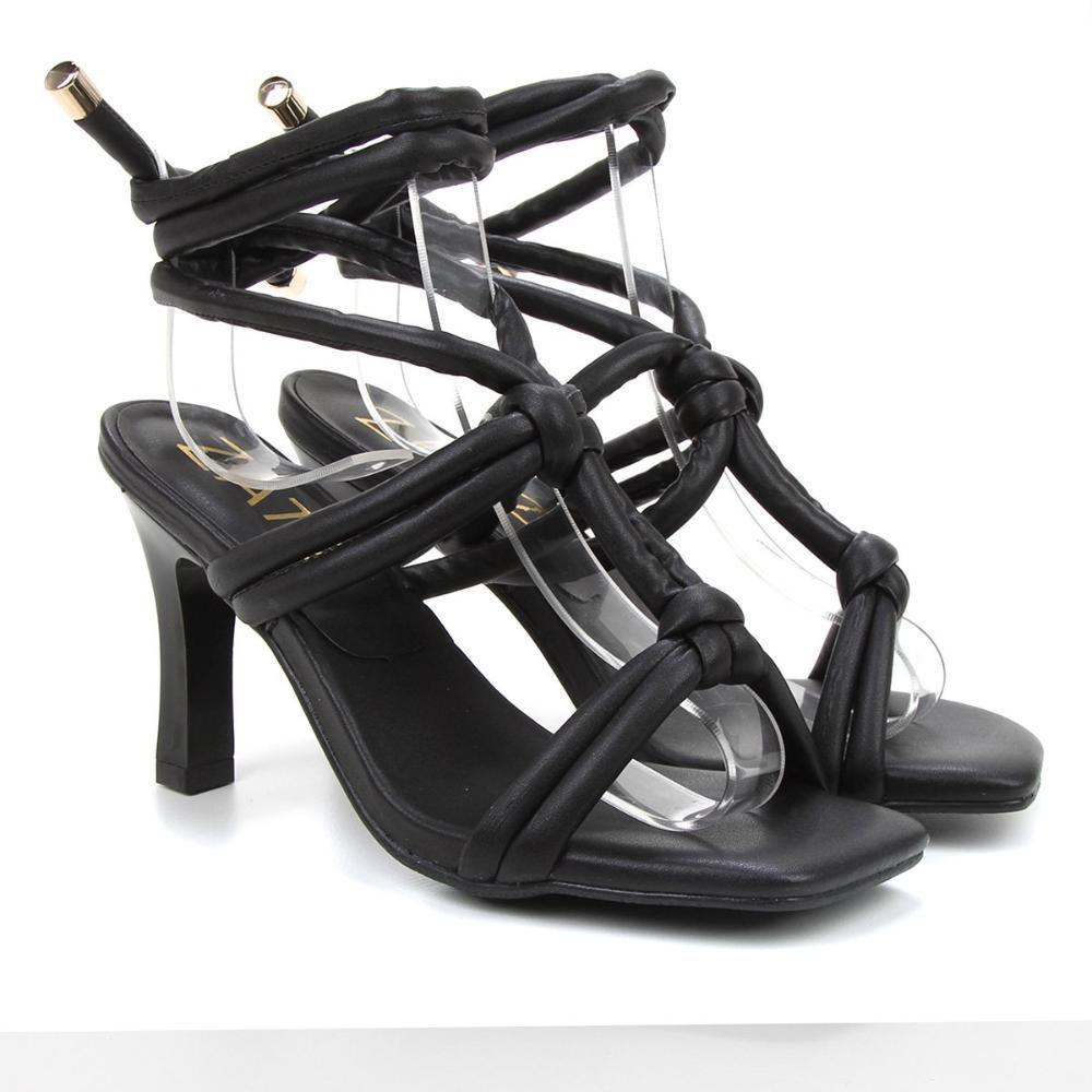 Sandália Zatz Salto Fino Amarração Feminina - Sandália Feminina - Magazine  Luiza