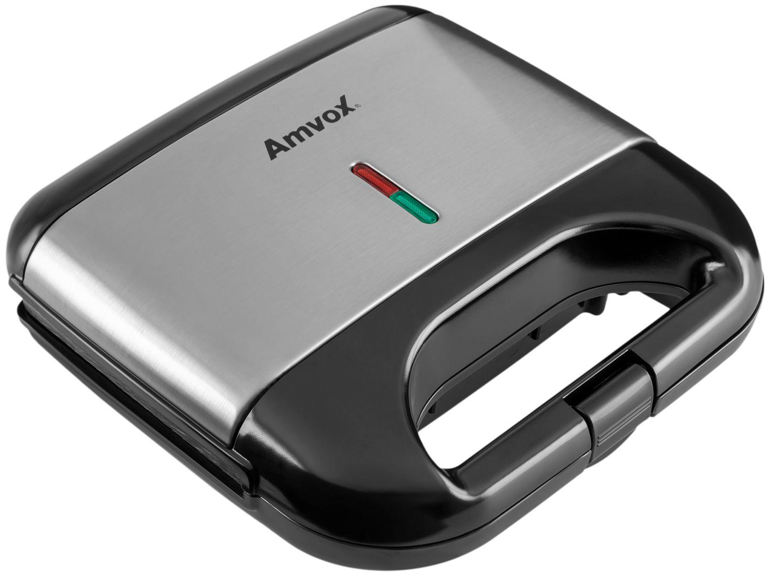 Sanduicheira Amvox AMS 500 Black 750W