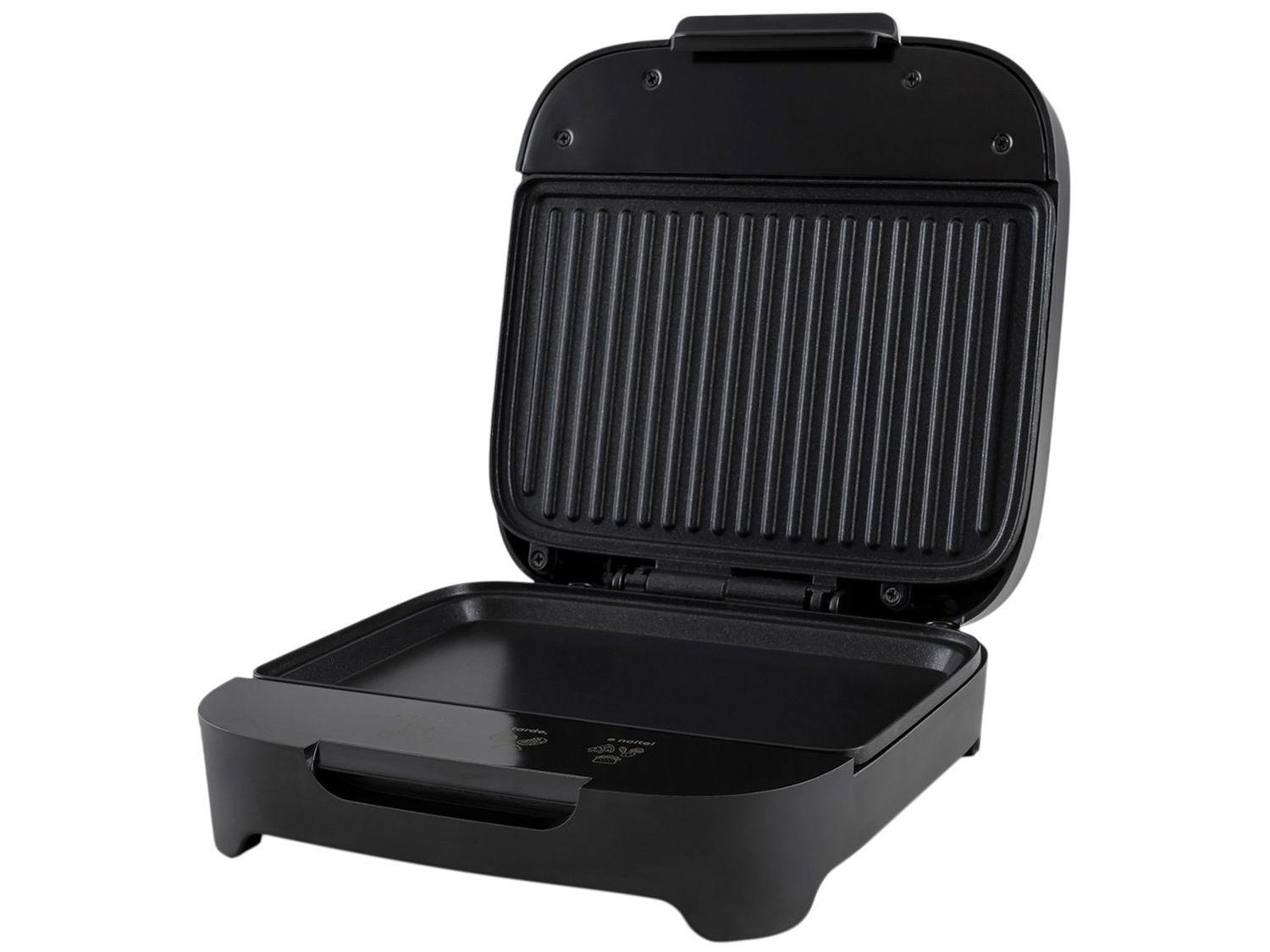 Sanduicheira Grill Cadence Preta 750W Antiaderente Click