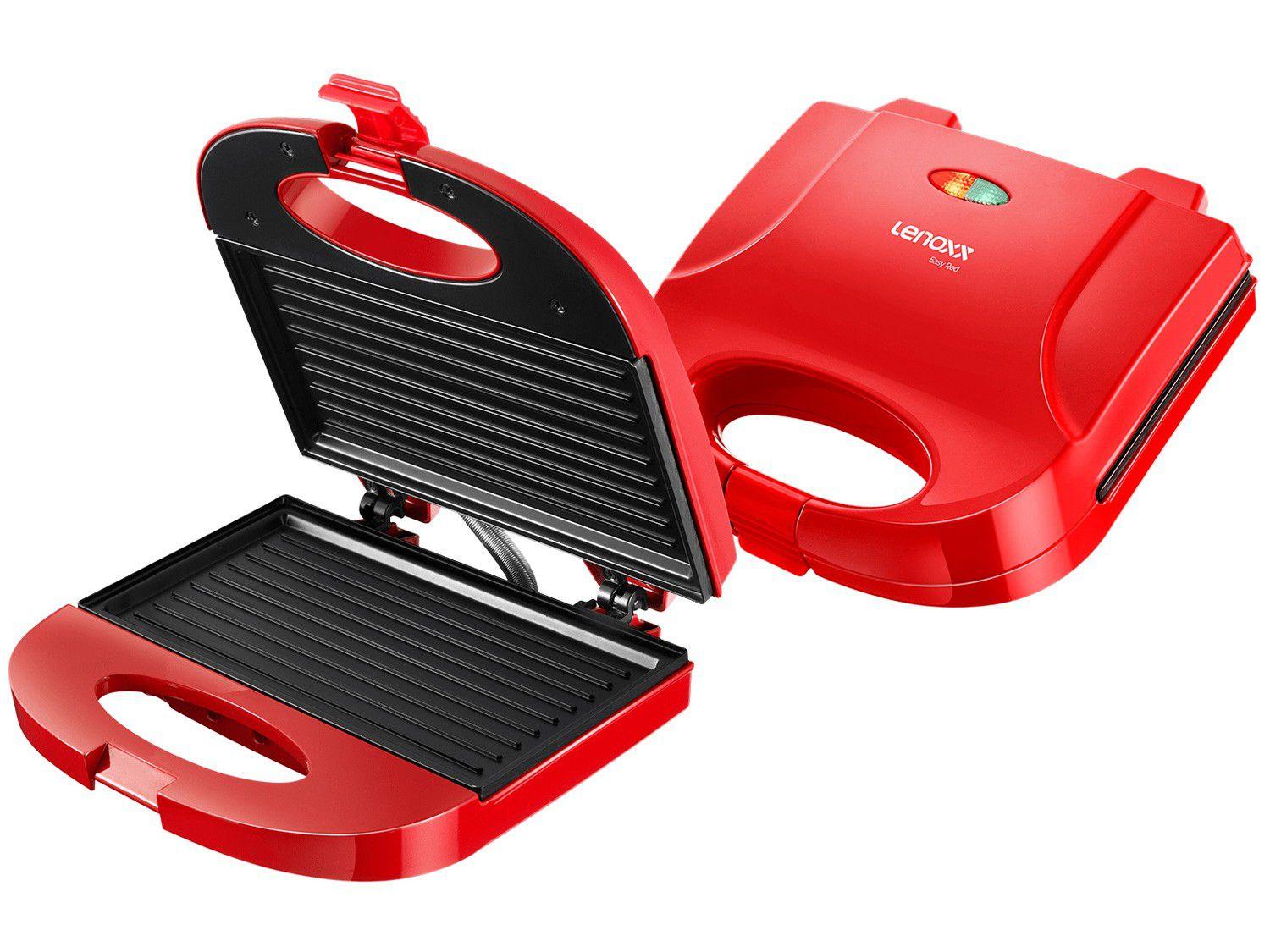 Sanduicheira Grill Amvox Vermelha 750W AMS 370
