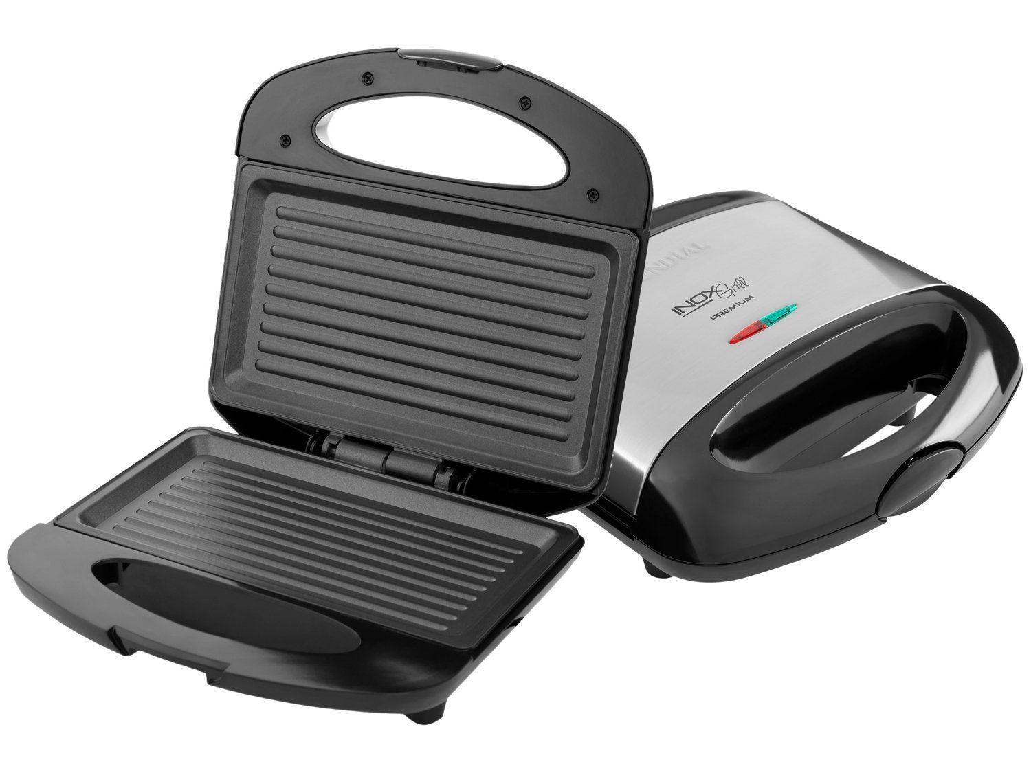 Sanduicheira Grill Mondial Premium S-07 Preta e Inox