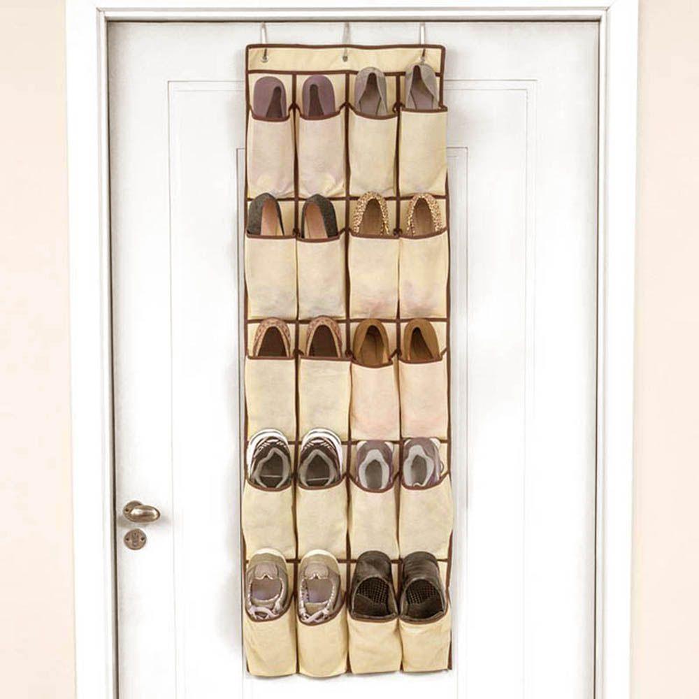 Sapateira De Porta 10 Pares Em Tnt 20 Divisórias Para Sapatos Acessórios  Quarto Encaixe 3 Ganchos - Nacional - Sapateira - Magazine Luiza