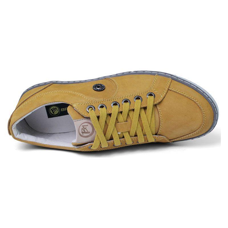 sapatenis amarelo masculino