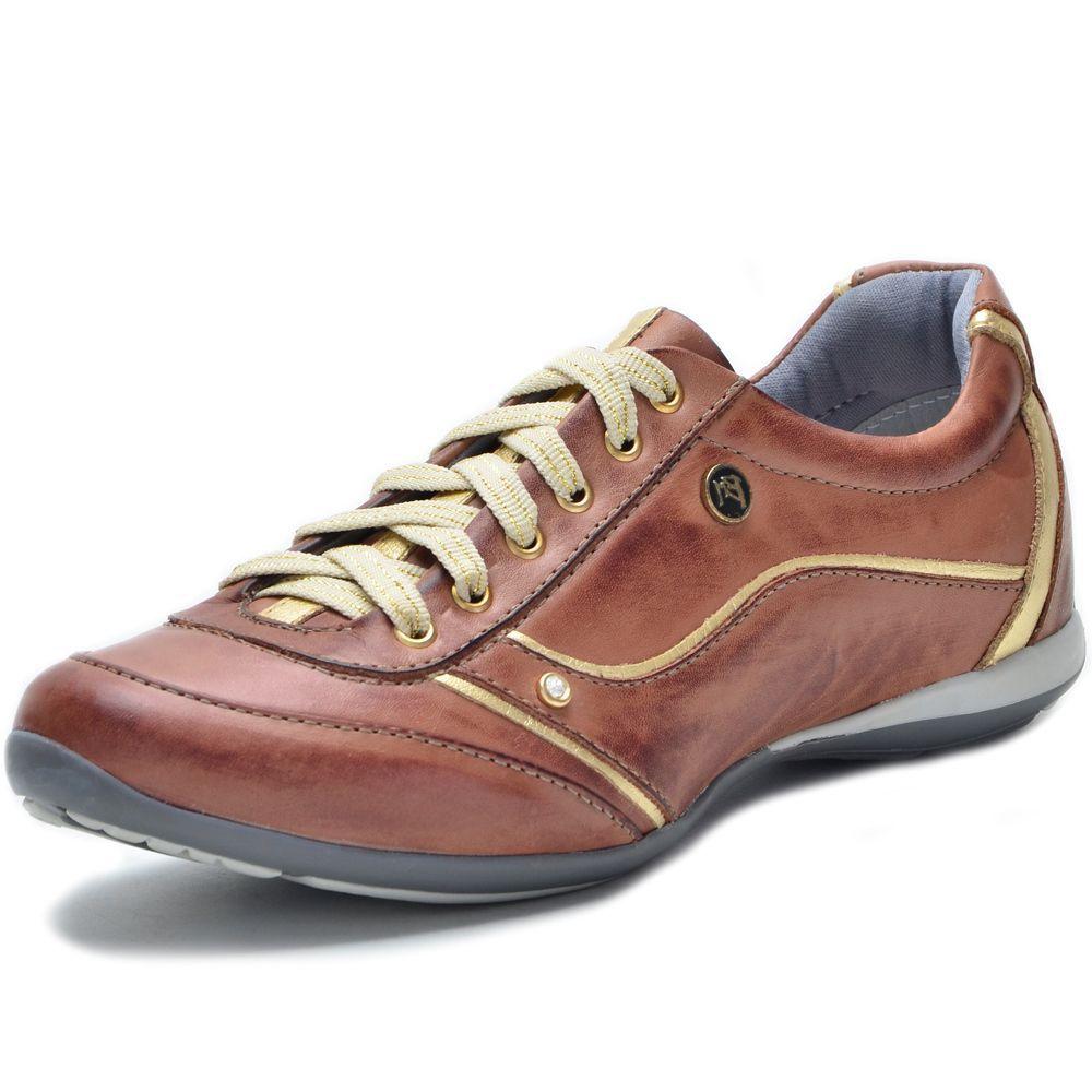 sapatenis marrom feminino