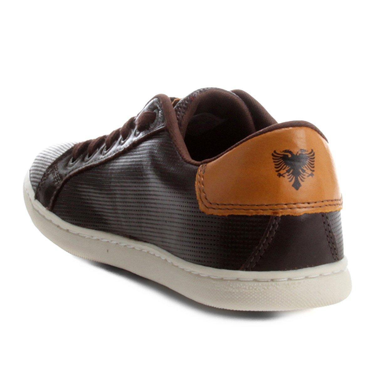 sapatênis couro cavalera marcos masculino