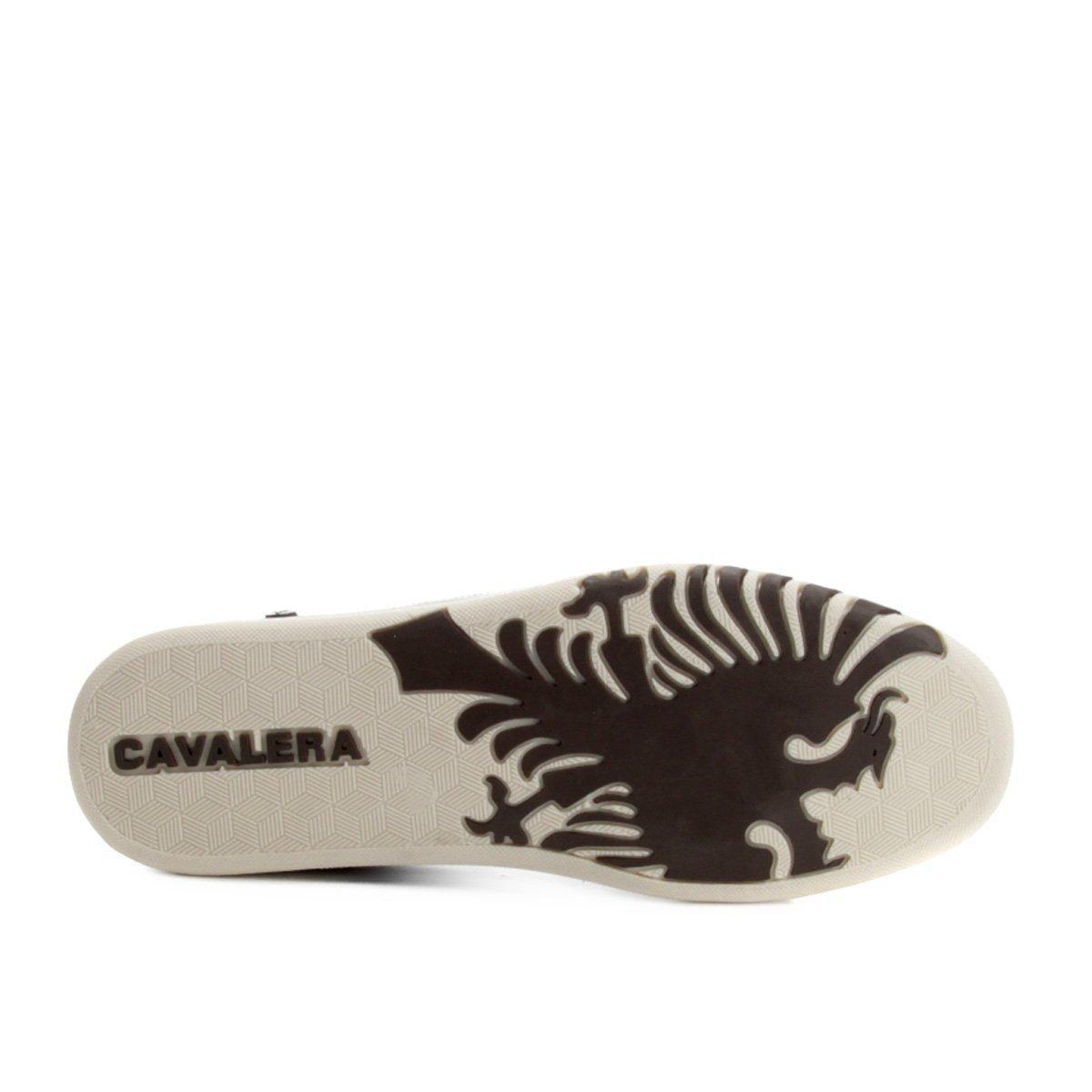 sapatênis couro cavalera marcos masculino