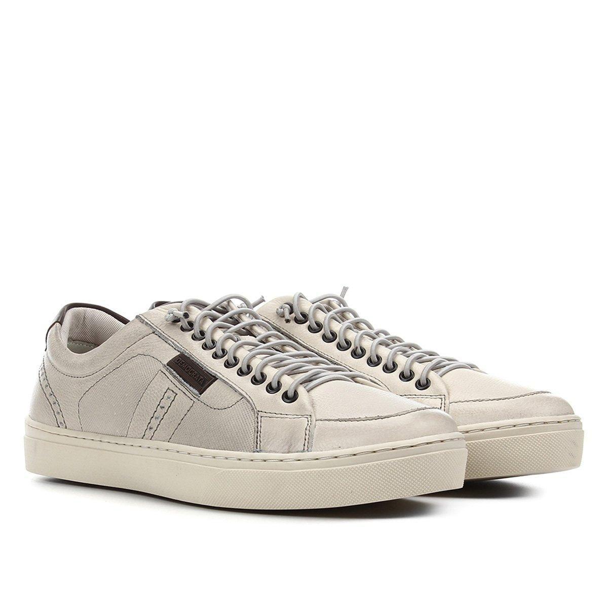 sapatenis de couro democrata