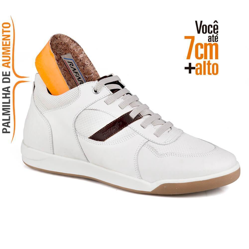 Sapatenis Couro Rafarillo Masculino Salto 7cm Conforto - Sapatênis Masculino  - Magazine Luiza