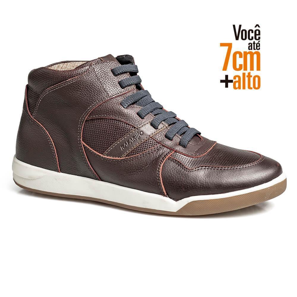 Sapatenis Couro Rafarillo Masculino Salto 7cm Dia a Dia - Sapatênis  Masculino - Magazine Luiza