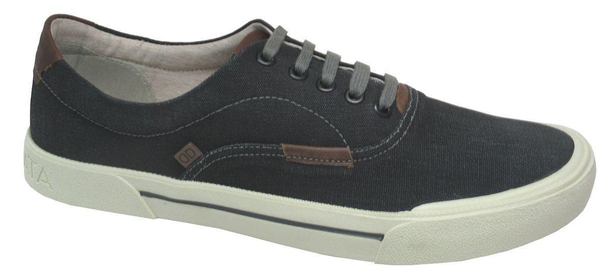 Sapatênis Democrata Urban Masculino 209109 Lona Preto - Sapatênis Masculino  - Magazine Luiza