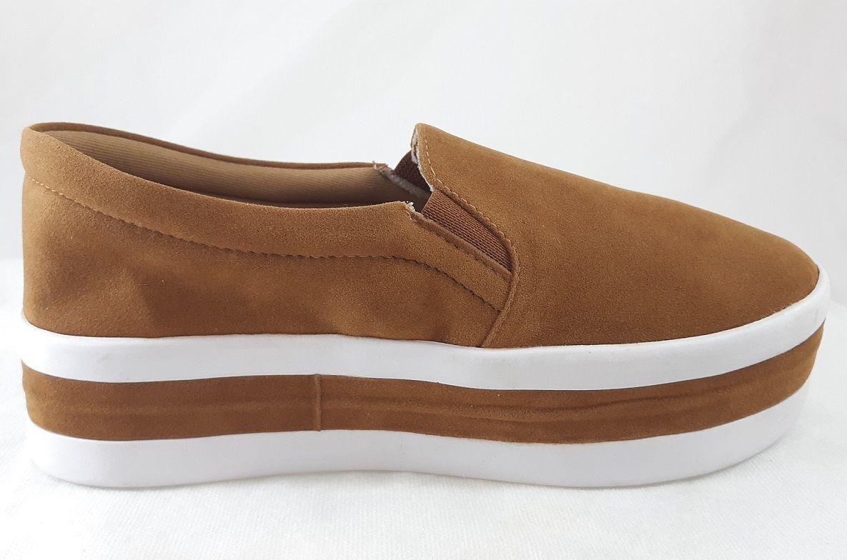 sapatenis caramelo feminino