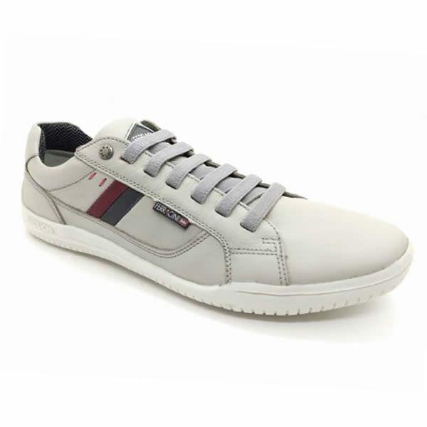 Sapato Ferracini Masculino Lexus Cinza Claro - Ferracini 24h