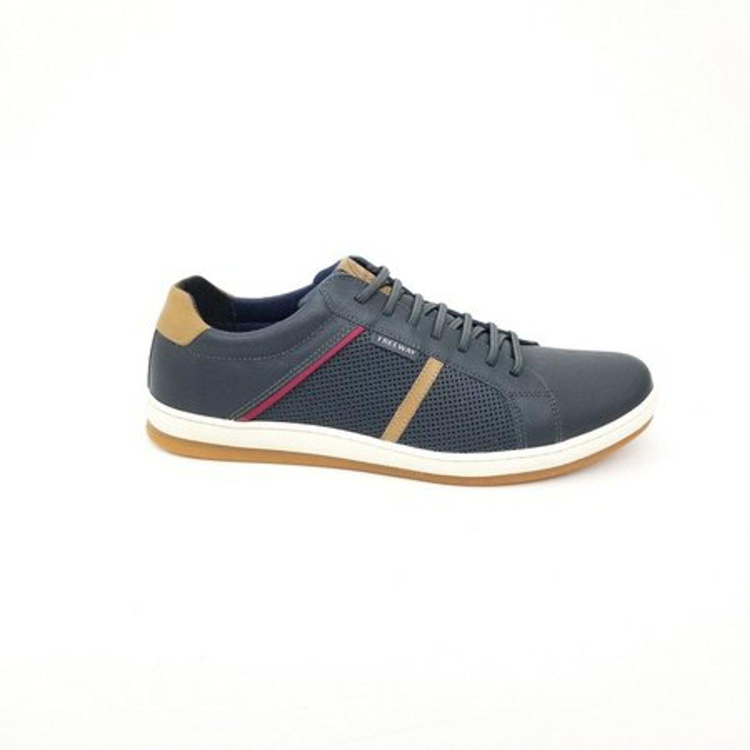 Sapatênis Freeway Play 3700 - Cor:Marinho - Tamanho:38 - Sapatênis  Masculino - Magazine Luiza