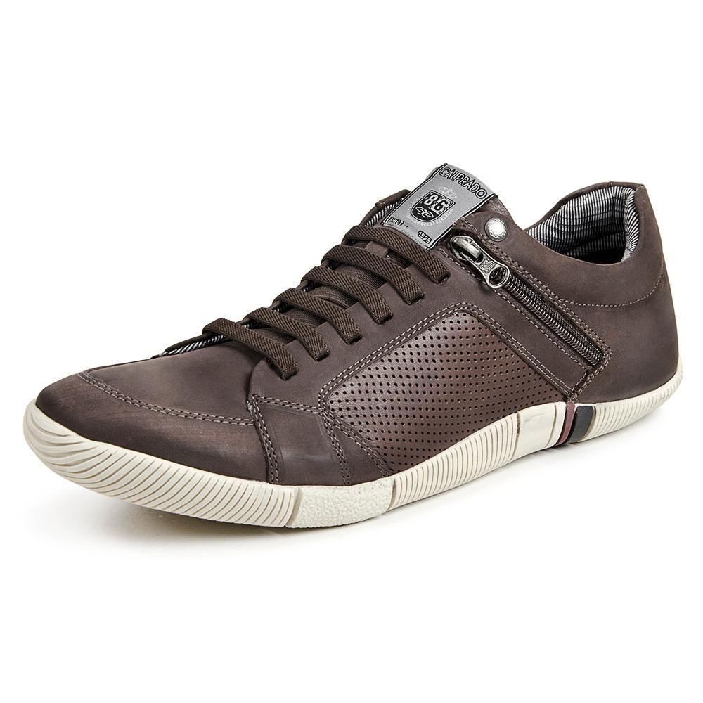 Sapat nis Masculino Calprado Casual R stico Z per em Couro