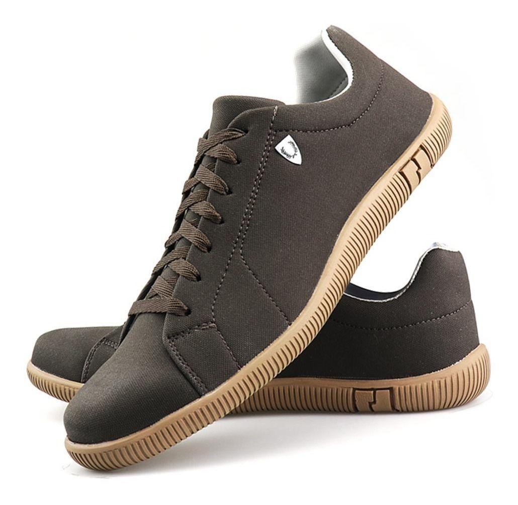 sapatenis marrom combina