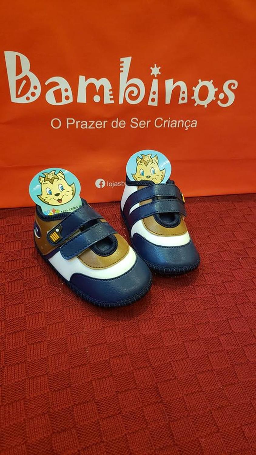 Sapatinho de Bebê Bicho de Pé - Sapatênis Masculino c/ ilhós e Atacador -  Sintético - Jeans/Bege e Chocolate em Promoção | Ofertas na Americanas