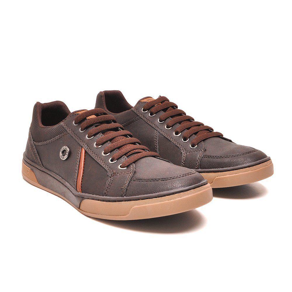 Sapatênis Masculino Ped Shoes GELO/WHISKY Com o Melhor Preço na Vizzent