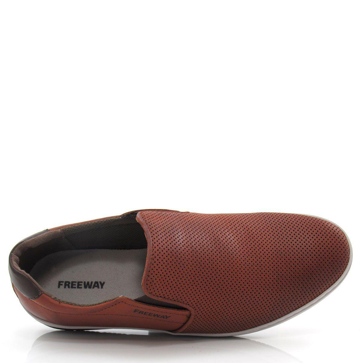 sapatenis de couro sem cadarço