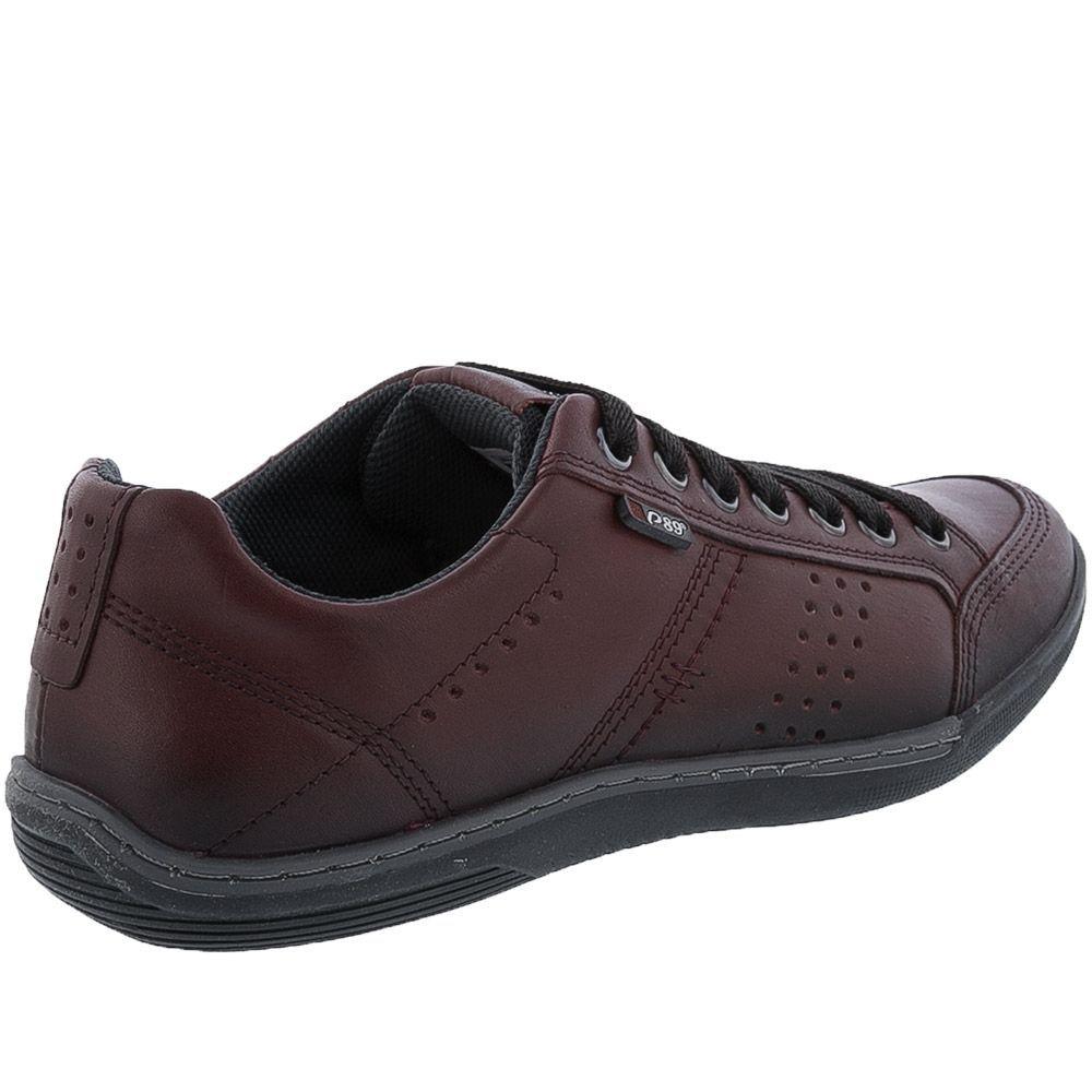 Sapatênis Pegada com Pespontos Couro Vinho - Outros Moda e Acessórios -  Magazine Luiza