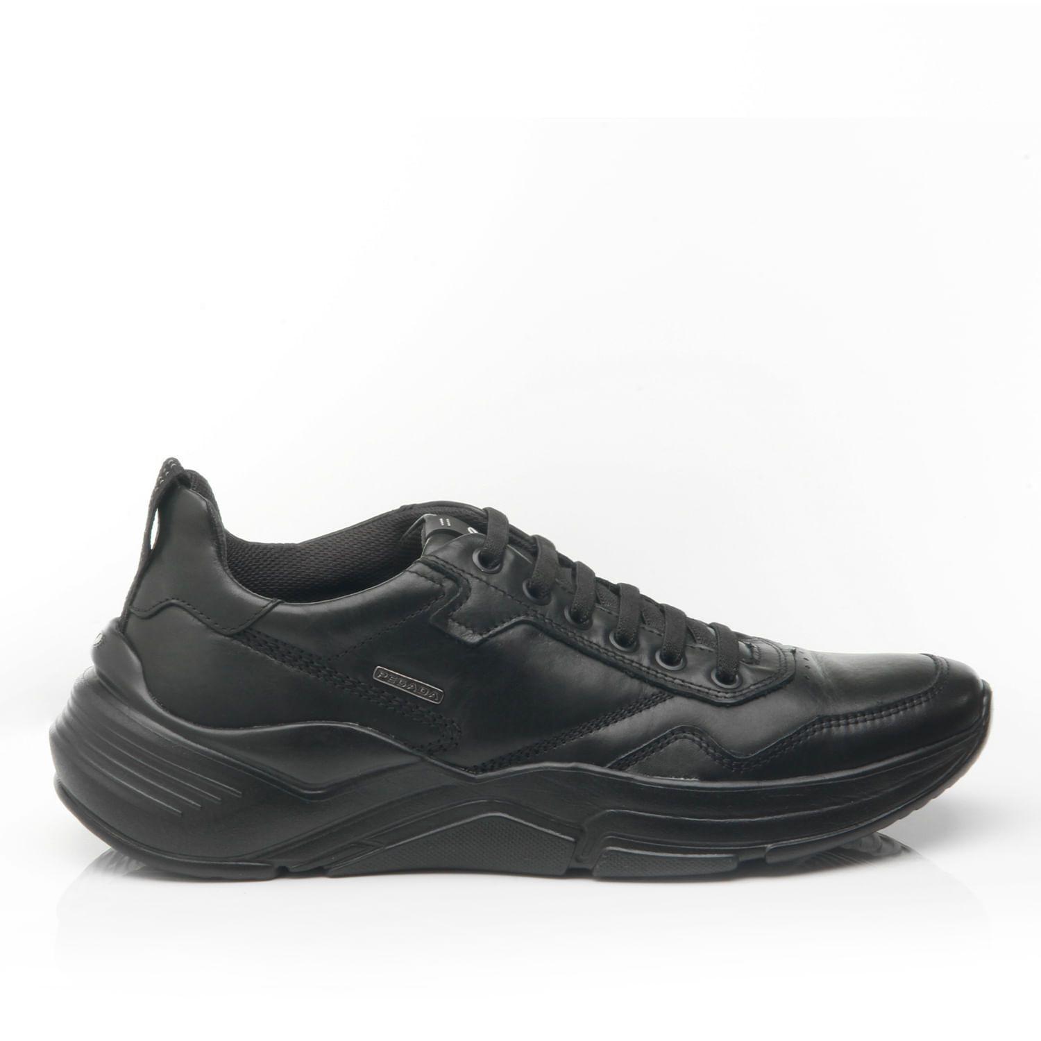 Sapatênis Pegada Couro 118851 Levitech Masculino Marrom - Scarpan