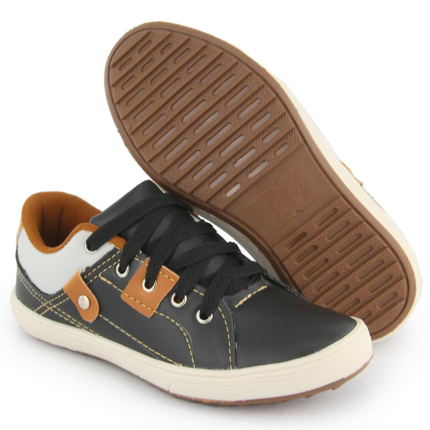 Tênis Masculino Sapato Infantil Marrom Sapatênis Tênis Sapato