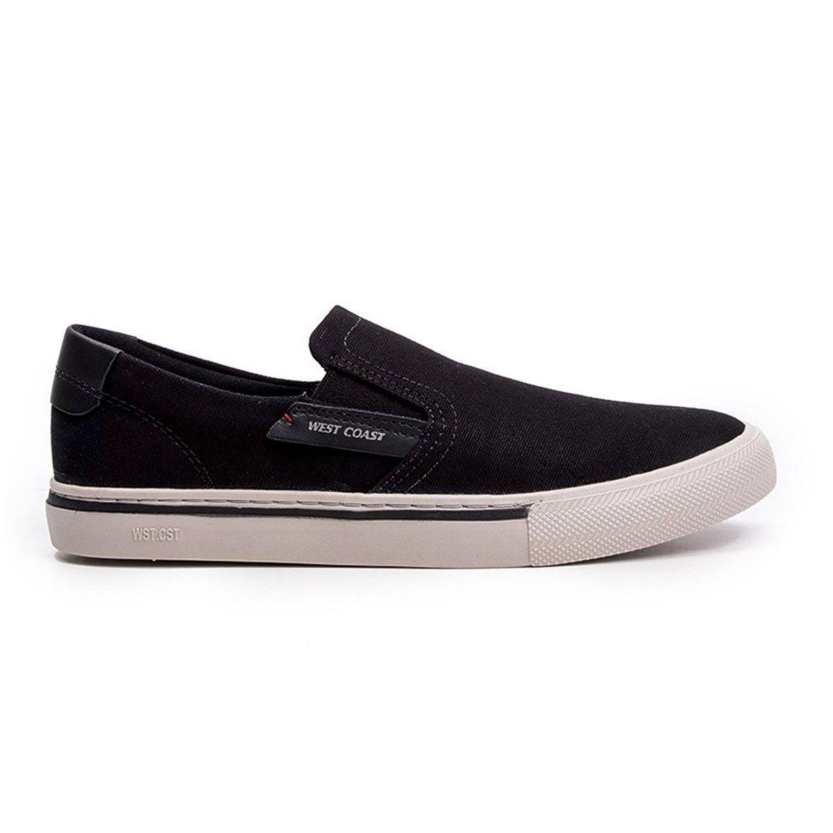 Sapatênis West Coast Masculino Slip On Phillip Canvas - Sapatênis Masculino  - Magazine Luiza