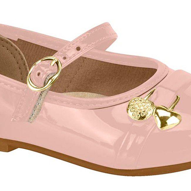 sapato molekinha rosa