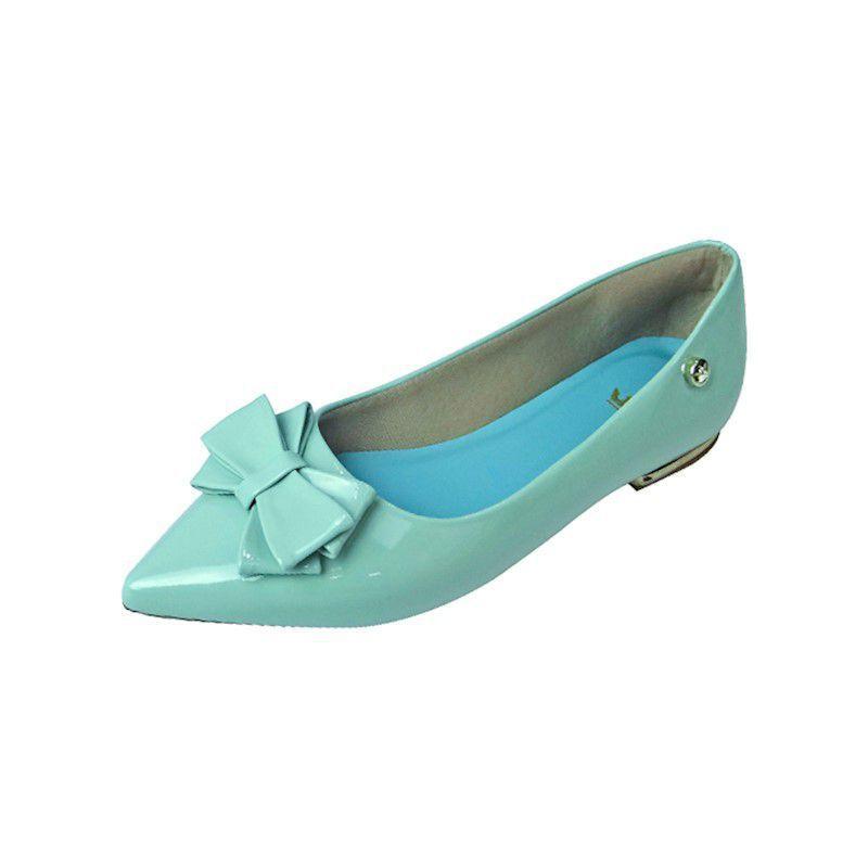 sapatilha verde agua