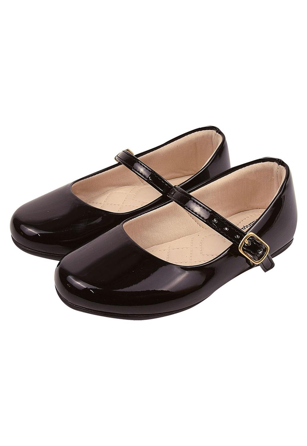 Sapatilha Boneca Preto Sapato Boneca Retro Bottero Sapatilhas - Main Image