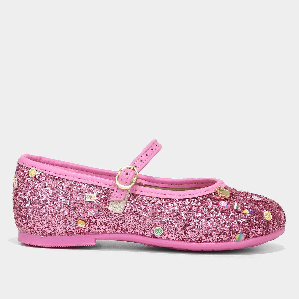 Sapato Infantil Sapato Molekinha Rosa Sapatilha Infantil Molekinha